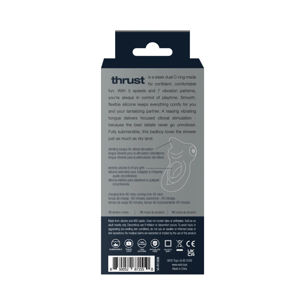 VeDO Thrust Rechargeable Dual C-Ring Black - Image 6