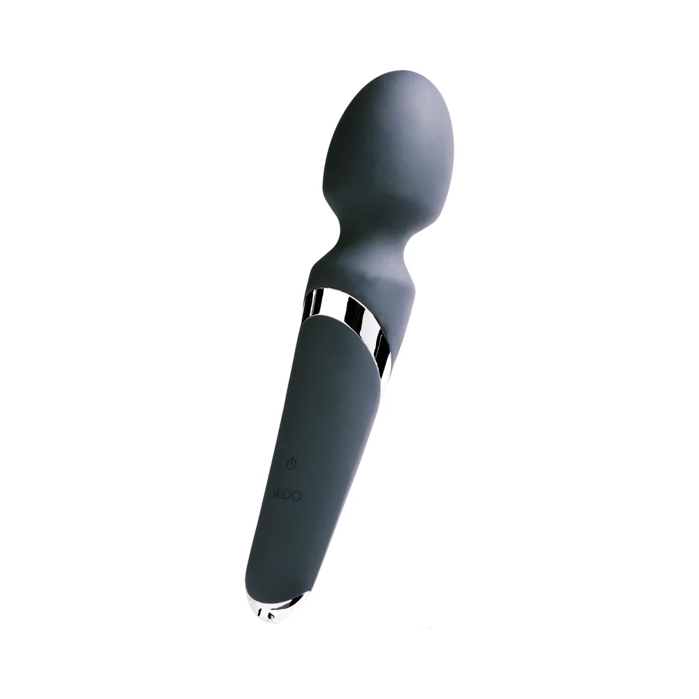 VeDO Wanda Rechargeable Wand Vibe - Just Black - Image 3