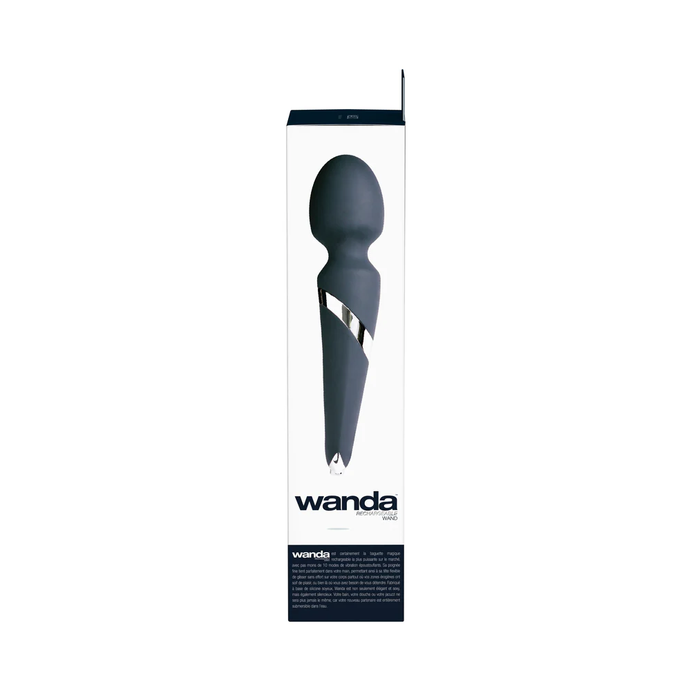 VeDO Wanda Rechargeable Wand Vibe - Just Black - Image 6