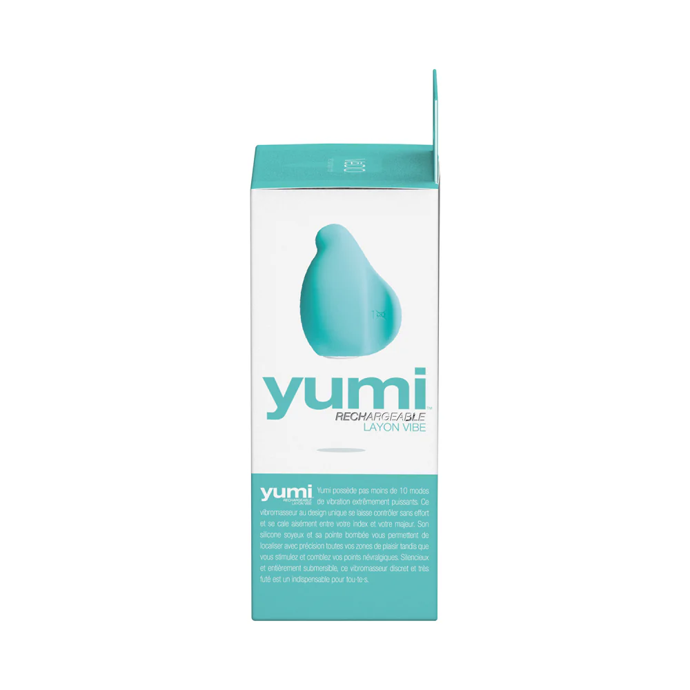 VeDO Yumi Rechargeable Finger Vibe - Tease Me Turquoise - Image 6