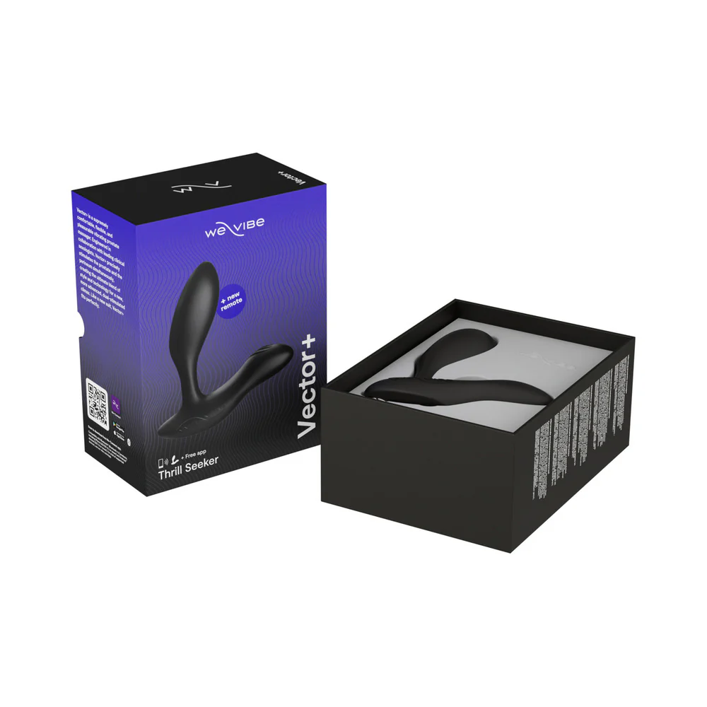 We-Vibe Vector+ Dual Stimulation Prostate Massager Charcoal Black - Image 13