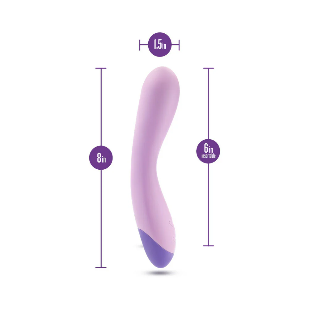 Wellness G Curve Rechargeable Silicone G-Spot Vibrator Purple - Image 5