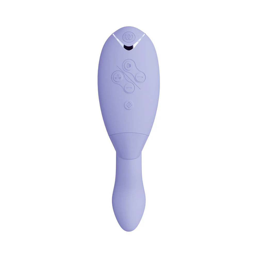 Womanizer Duo 2 Rechargeable Dual Stimulation Pleasure Air and G-Spot Vibrator Lilac - Image 2