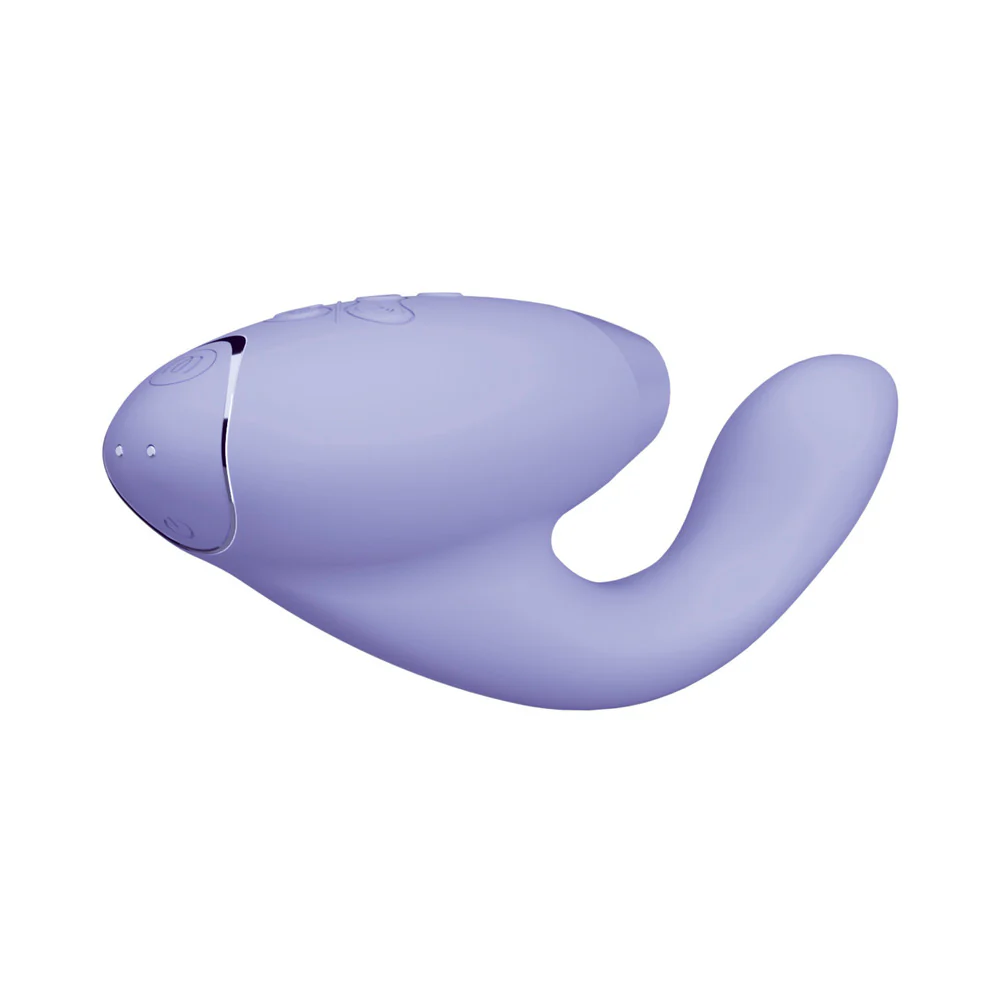 Womanizer Duo 2 Rechargeable Dual Stimulation Pleasure Air and G-Spot Vibrator Lilac - Image 5