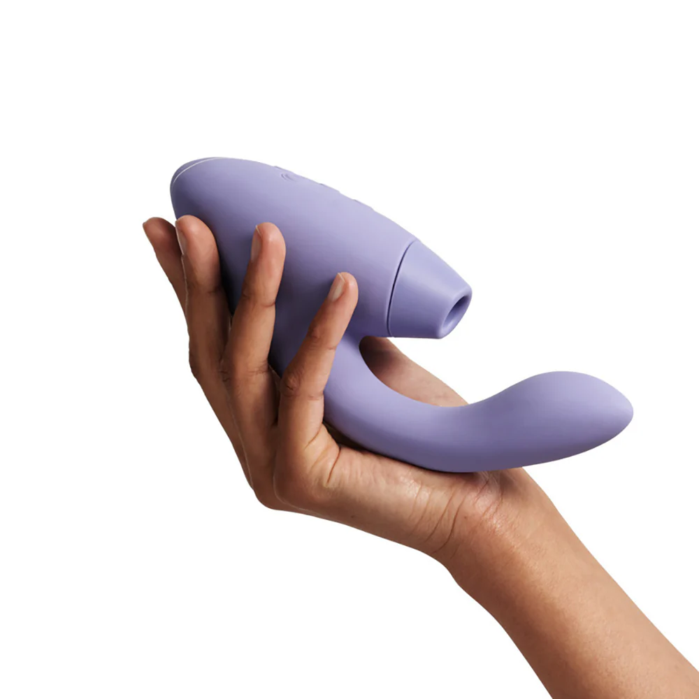 Womanizer Duo 2 Rechargeable Dual Stimulation Pleasure Air and G-Spot Vibrator Lilac - Image 7