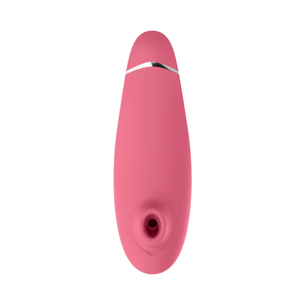 Womanizer Premium 2 Rechargeable Silicone Luxurious Pleasure Air Clitoral Stimulator Raspberry - Image 2