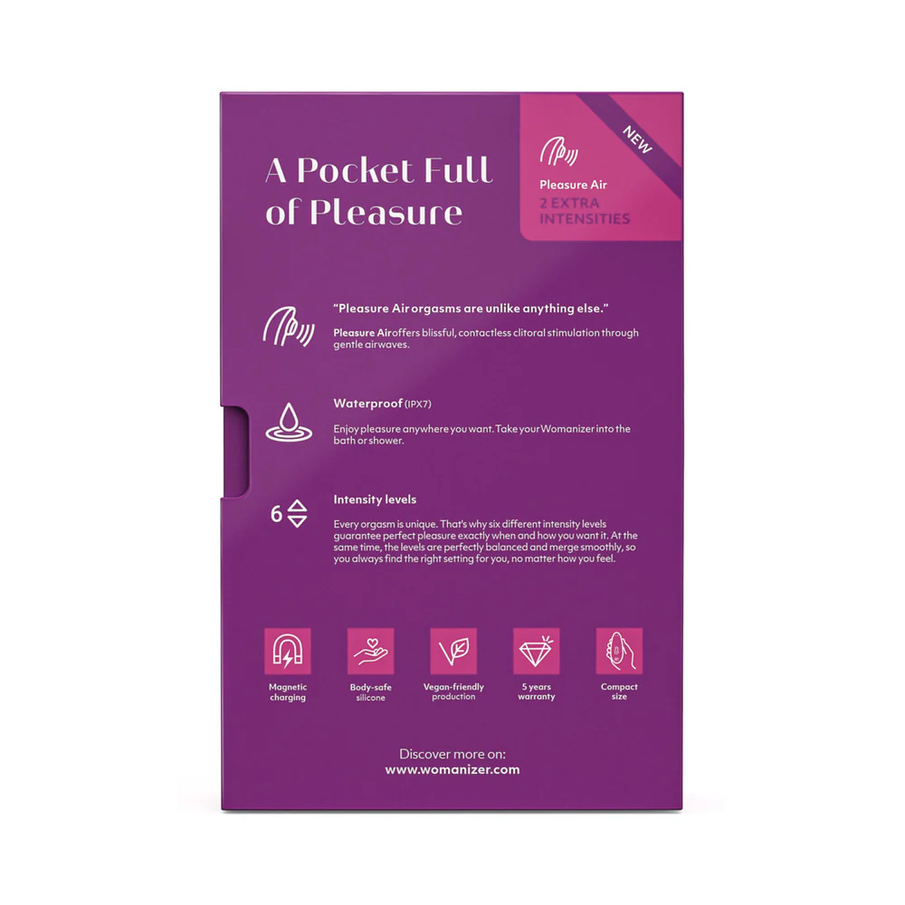 Womanizer Starlet 3 Rechargeable Silicone Compact Pleasure Air Clitoral Stimulator Violet - Image 13