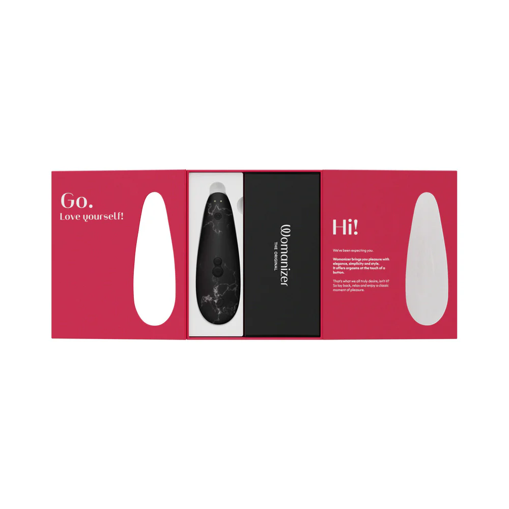Womanizer x Marilyn Monroe Classic 2 Special Edition Pleasure Air Clitoral Stimulator Black Marble - Image 3