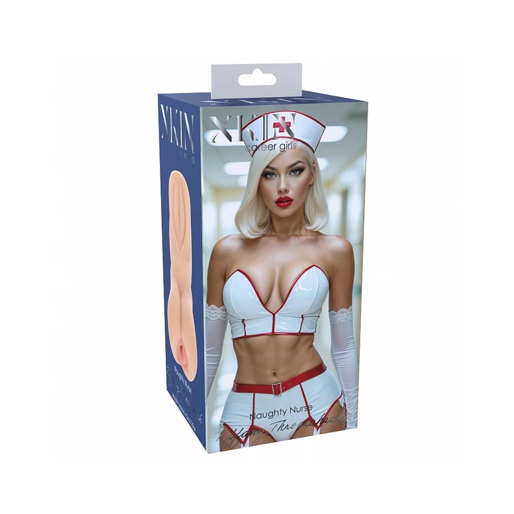 Xkin Career Girls Tiffany Throatcheck Stroker Beige