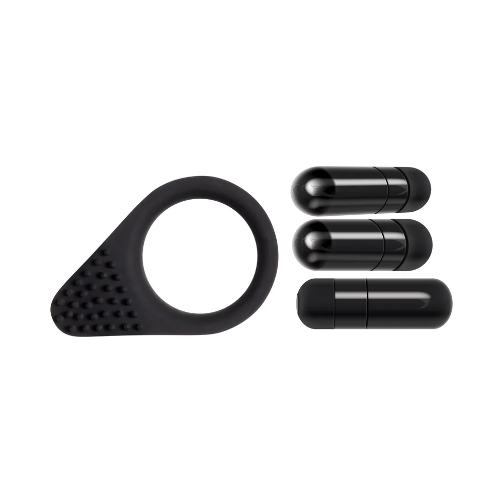 Zero Tolerance Black Knight Vibrating Cockring Black - Image 9