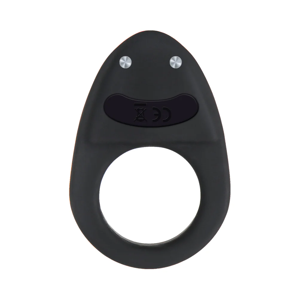 Zero Tolerance Night Rider Rechargeable Vibrating Silicone Cockring Black - Image 5