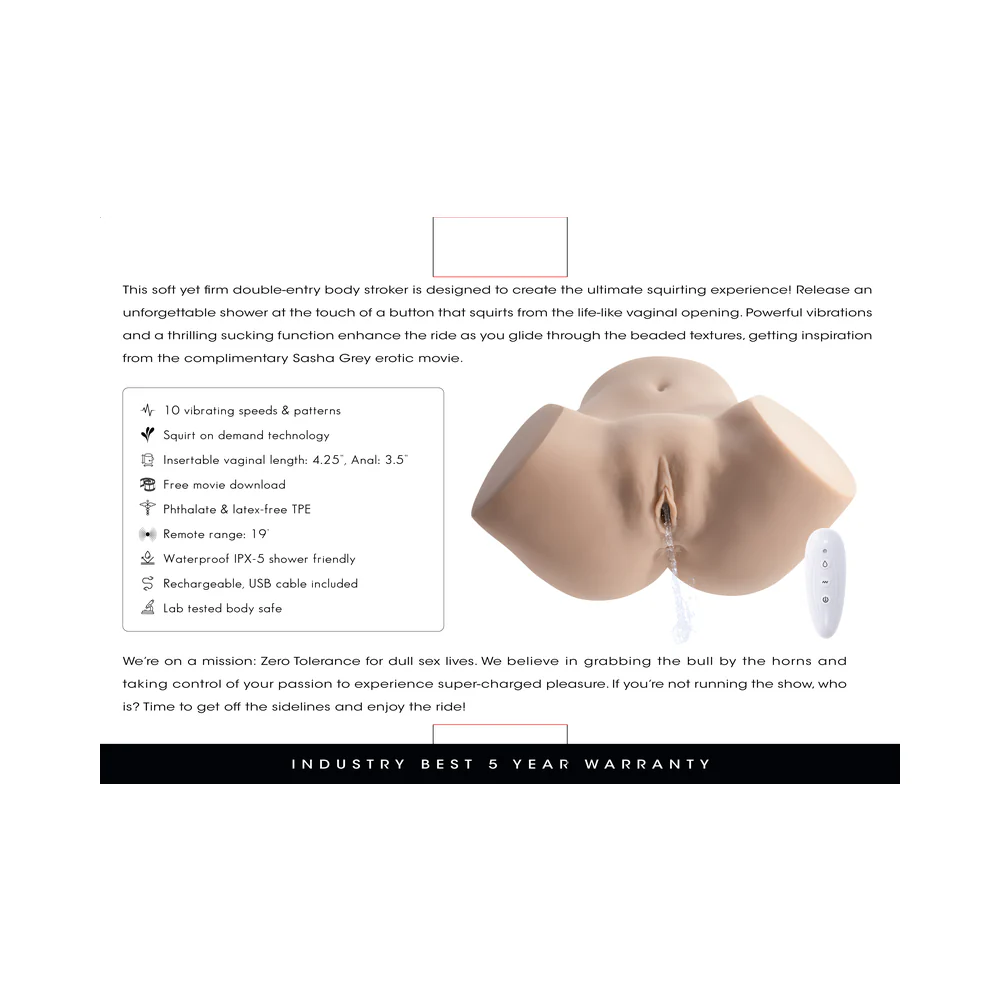 Zero Tolerance Small Body Squirting Stroker Light - Image 16