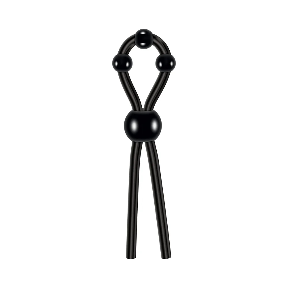 Zero Tolerance Ultimate Silicone Lasso Adjustable Cockring Black - Image 2