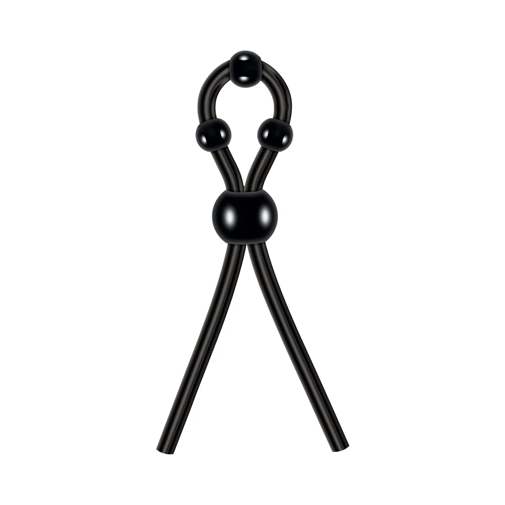 Zero Tolerance Ultimate Silicone Lasso Adjustable Cockring Black - Image 3