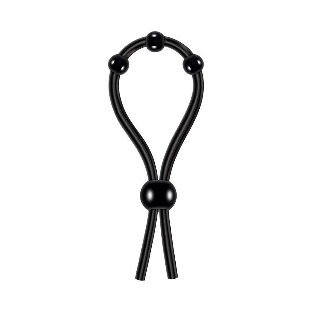 Zero Tolerance Ultimate Silicone Lasso Adjustable Cockring Black - Image 4