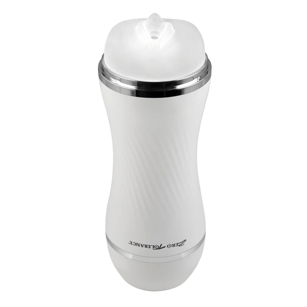 Zero Tolerance Double Dip Dual-Ended Realistic Stroker with Movie Download White - Image 6