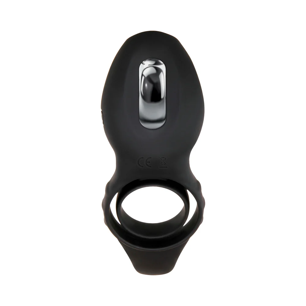 Zero Tolerance Mr. Flicker Remote-Controlled Flicking Tongue Vibrating Cockring Black - Image 2