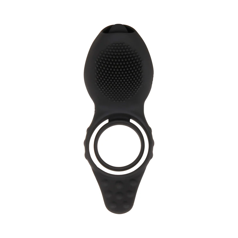 Zero Tolerance Mr. Flicker Remote-Controlled Flicking Tongue Vibrating Cockring Black - Image 4
