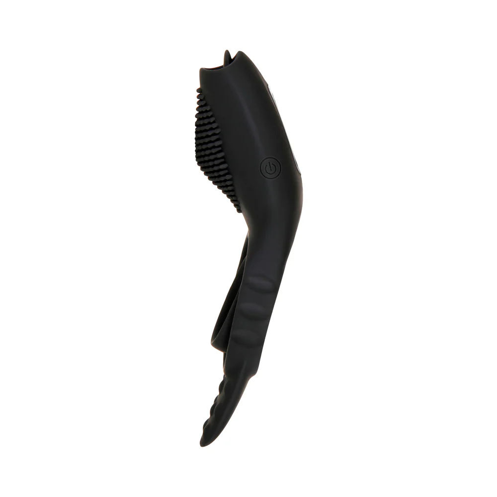 Zero Tolerance Mr. Flicker Remote-Controlled Flicking Tongue Vibrating Cockring Black - Image 6