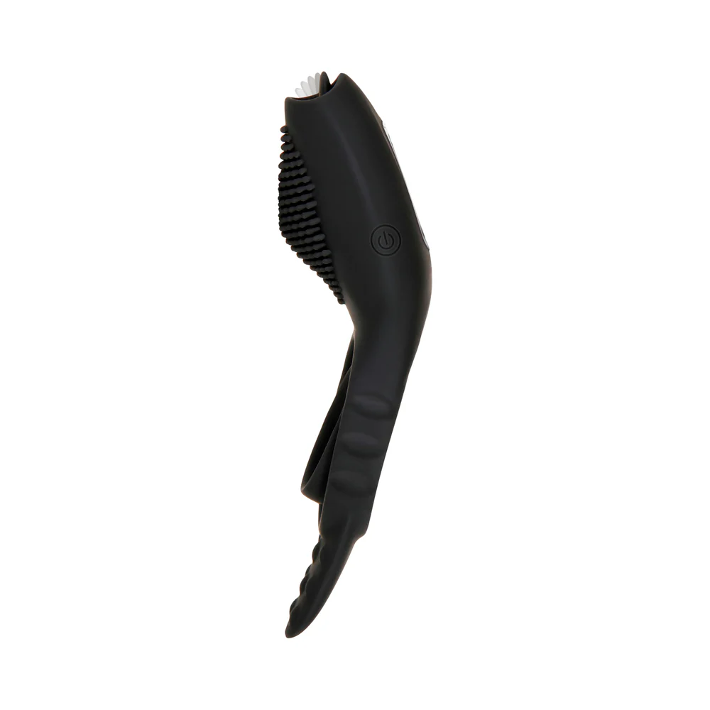 Zero Tolerance Mr. Flicker Remote-Controlled Flicking Tongue Vibrating Cockring Black - Image 7
