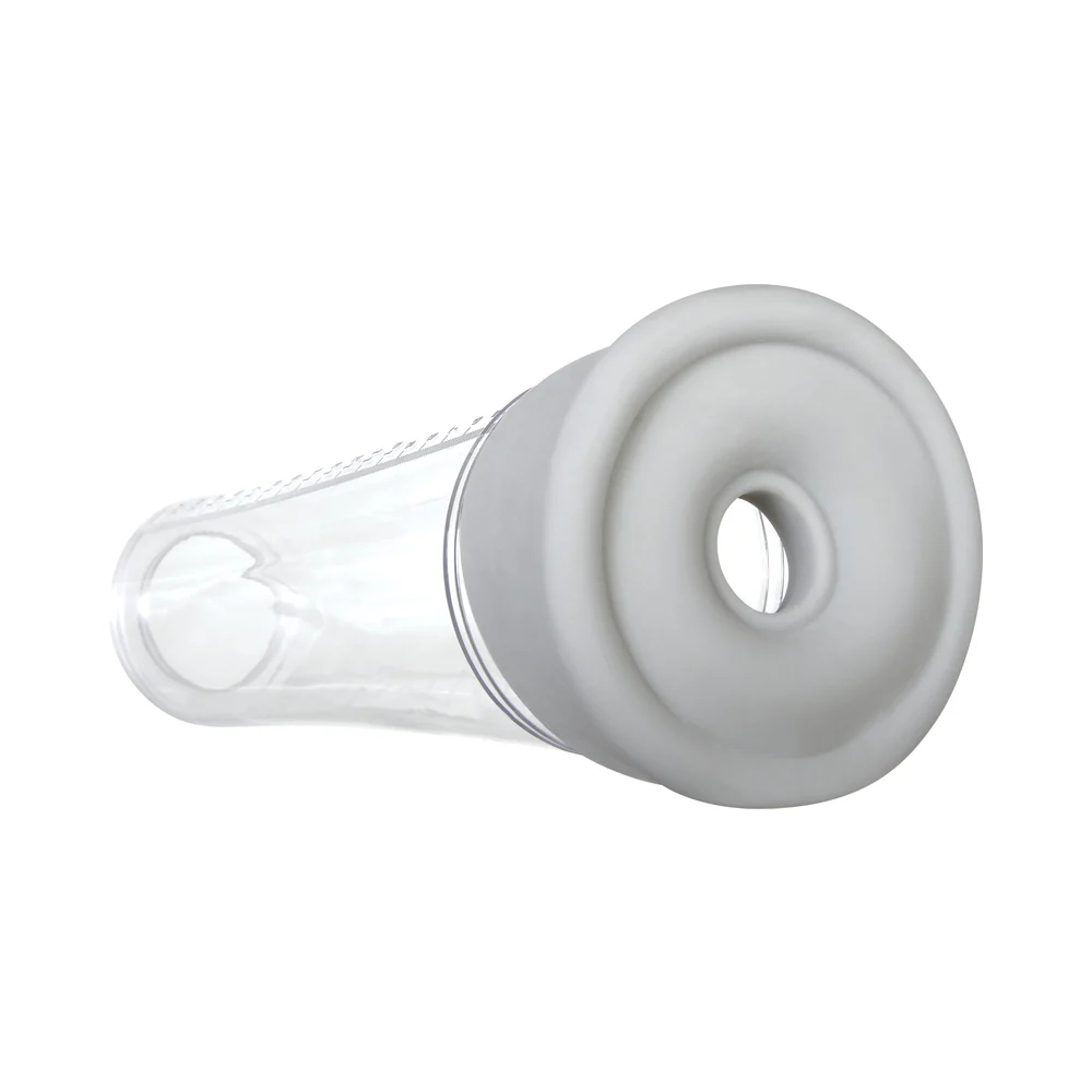 Zero Tolerance Sucking Good Rechargeable Vibrating Vacuum Pump Stroker Clear/White - Image 7